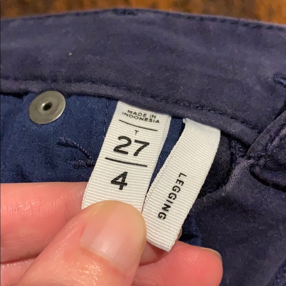 LOFT Leggings - Navy - 4 Tall - Picture 4 of 6